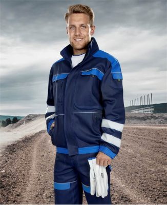 Odblaskowa bluzka COOL TREND granatowo-jasnoniebieska