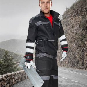 Odblaskowa bluzka COOL TREND czarno-szara