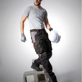 VISION 02 spodnie do pasa czarne