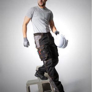 VISION 02 spodnie do pasa czarne