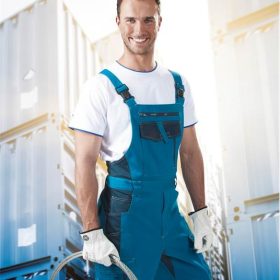 Lac spodnie VISION 03 niebieskie, rozszerzone