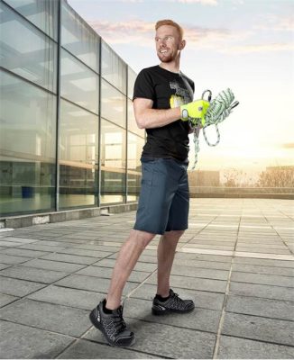 T-shirt 4TECH nadruk Constructed czarny