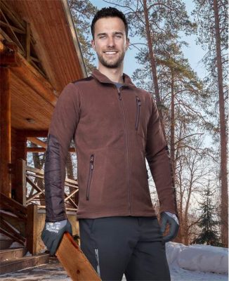 Bluza polarowa 4TECH brązowa