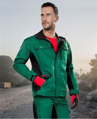 Bluza PRE100 01 zielono-czarna