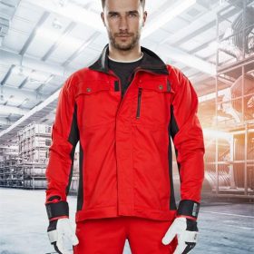 Bluza PRE100 01 czerwono-czarna