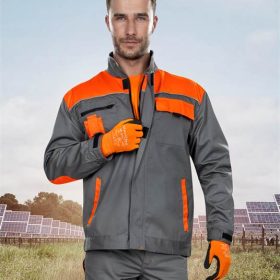 Bluza 2strong 01 szaro-pomarańczowa