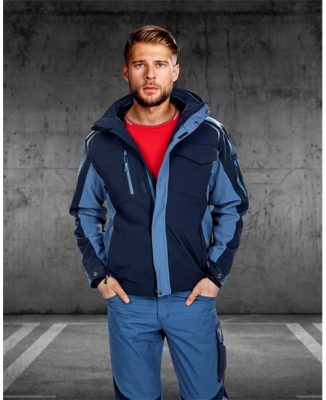 Miękka kurtka. R8ED + męskie, niebieskie