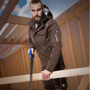 Miękka kurtka. R8ED + męskie, brązowe