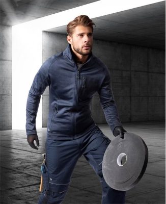 ARDON® Breeffidry melanżowa bluza z kapturem granatowa S