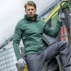 ARDON® Breeffidry melanżowa bluza z kapturem zielona