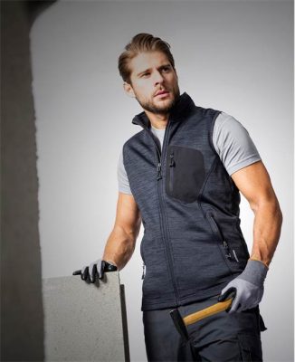 ARDON® Breeffidry melanżowa kamizelka szara